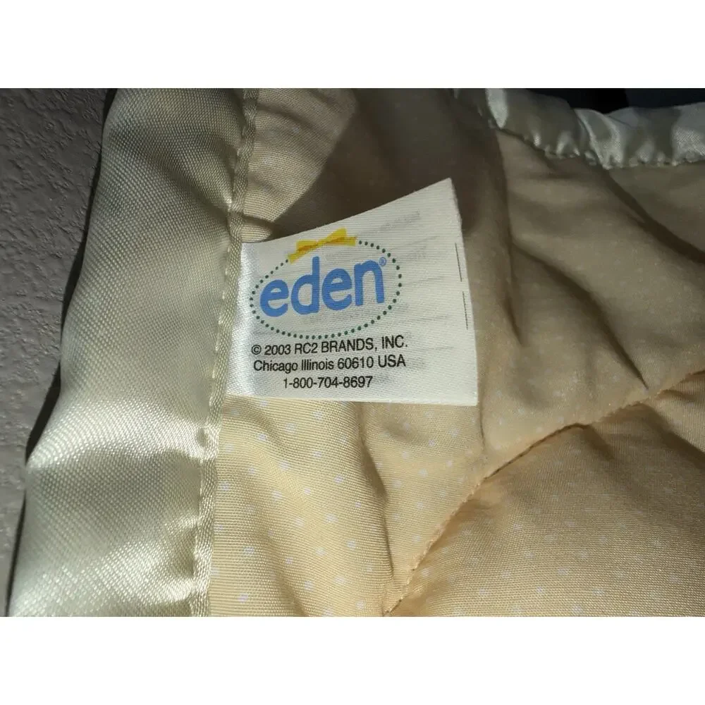 Eden Vintage Tender Tones Baby Blanket Plush Lamb Heartbeat Works 2003